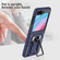 Samsung Galaxy Z Flip5 2 in 1 Holder Magnetic Armor Shockproof Phone Case - Blue