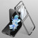 Samsung Galaxy Z Flip5 GKK Integrated Electroplating Full Coverage Phone Case - Black