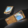 Samsung Galaxy Z Flip5 ABEEL Retro Litchi Texture PU Phone Case - Brown
