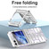 Samsung Galaxy Z Flip5 5G Electroplating Folding Phone Case with Hinge - Silver