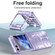 Samsung Galaxy Z Flip5 5G Electroplating Folding Phone Case with Hinge - Purple