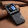 Samsung Galaxy Z Flip5 Rhombus Texture Leather Phone Case - Black