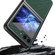 Samsung Galaxy Z Flip5 Cross Texture All Inclusive Shockproof Protective Phone Case - Green