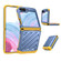 Samsung Galaxy Z Flip5 2 in 1 Color Contrast TPU Hybrid PC Phone Case - Blue