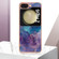 Samsung Galaxy Z Flip5 Electroplating Marble Dual-side IMD Phone Case - Purple 016