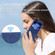 Samsung Galaxy Z Flip5 Dierfeng Dream Line TPU + PU Leather Phone Case - Blue