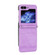 Samsung Galaxy Z Flip5 Dierfeng Dream Line TPU + PU Leather Phone Case - Purple