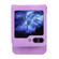 Samsung Galaxy Z Flip5 Dierfeng Dream Line TPU + PU Leather Phone Case - Purple