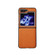 Samsung Galaxy Z Flip5 Litchi Texture PC +TPU Shockproof Phone Case - Brown