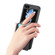 Samsung Galaxy Z Flip5 JUNSUNMAY Lichee Pattern Leather Skin PC Folding Phone Case with Pen Slot - Purple