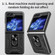 Samsung Galaxy Z Flip5 Armor Magnetic Bracket TPU+PC Phone Case - Blue