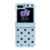 Samsung Galaxy Z Flip5 Star Pattern PC Skin Feel Shockproof Phone Case - Sky Blue