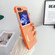 Samsung Galaxy Z Flip5 Skin Feel Magsafe Magnetic Shockproof PC Phone Case - Orange