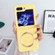 Samsung Galaxy Z Flip5 Skin Feel Magsafe Magnetic Shockproof PC Phone Case - Yellow