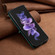 Samsung Galaxy Z Flip5 Elegant Rhombic Texture Leather Phone Case - Green