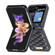 Samsung Galaxy Z Flip5 Elegant Rhombic Texture Leather Phone Case - Black