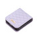 Samsung Galaxy Z Flip5 Elegant Rhombic Texture Leather Phone Case - Purple