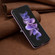 Samsung Galaxy Z Flip5 Elegant Rhombic Texture Leather Phone Case - Purple