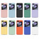 Samsung Galaxy Z Flip5 JUNSUNMAY 9H Tempered Glass Protector Folding PC Phone Case - Purple