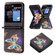 Samsung Galaxy Z Flip5 Colored Drawing Leather Phone Case - Big Butterfly