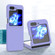 Samsung Galaxy Z Flip5 Silicone Skin Feel Folding Phone Case - Elegant Purple