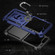 Samsung Galaxy Z Flip5 Shockproof TPU + PC Phone Case with Holder - Blue