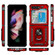 Samsung Galaxy Z Flip5 Shockproof TPU + PC Phone Case with Holder - Red