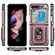 Samsung Galaxy Z Flip5 Shockproof TPU + PC Phone Case with Holder - Rose Gold