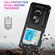 Samsung Galaxy Z Flip5 Shockproof TPU + PC Phone Case with Holder - Black