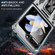 Samsung Galaxy Z Flip5 5G Armor PC + TPU Camera Shield Phone Case - Grey