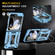 Samsung Galaxy Z Flip5 5G Armor PC + TPU Camera Shield Phone Case - Light Blue
