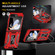 Samsung Galaxy Z Flip5 5G Armor PC + TPU Camera Shield Phone Case - Red