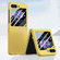 Samsung Galaxy Z Flip5 Fuel Injection Integrated PC Skin Feel Phone Case - Lemon Yellow