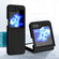 Samsung Galaxy Z Flip5 Silicone Skin Feel Folding Phone Case - Black