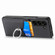 Samsung Galaxy Z Fold5 5G Carbon Fiber Card Wallet Ring Holder Phone Case - Black