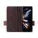 Samsung Galaxy Z Fold5 Magnetic Clasp Leather Phone Case - Brown