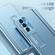 Samsung Galaxy Z Fold5 Electroplating Corrugated Hinge Folding Phone Case with Pen Slot - Blue
