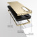 Samsung Galaxy Z Fold5 5G Integrated AG Matte Folding Phone Case - Champagne Gold