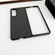Samsung Galaxy Z Fold5 Braided Leather Texture PC Phone Case - Black