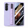 Samsung   Galaxy Z Fold5 5G Integrated Film Wrist Grip Leather Phone Case with Pen Slot - Purple