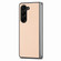 Samsung Galaxy Z Fold5 Carbon Fiber Texture Back Cover Phone Case - Apricot