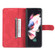 Samsung Galaxy Z Fold5 AZNS Dream II Skin Feel PU+TPU Horizontal Flip PU Phone Case - Red