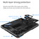 Samsung Galaxy Z Fold5 Sliding Camera Cover Design TPU+PC Phone Case - Blue