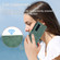Samsung Galaxy Z Fold5 Dierfeng Dream Line TPU + PU Leather Phone Case - Green