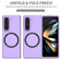 Samsung Galaxy Z Fold5 Magsafe Magnetic Folding PC Phone Case - Purple
