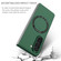 Samsung Galaxy Z Fold5 Magsafe Magnetic Folding PC Phone Case - Green