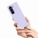 Samsung Galaxy Z Fold5 JUNSUNMAY 9H Tempered Glass Protector Folding PC Phone Case - Orange