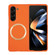 Samsung Galaxy Z Fold5 Skin Feel Magsafe Magnetic Shockproof PC Phone Case - Orange