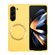 Samsung Galaxy Z Fold5 Skin Feel Magsafe Magnetic Shockproof PC Phone Case - Yellow