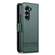 Samsung Galaxy Z Fold5 5G AZNS Magnetic Calf Texture Flip Leather Phone Case - Dark Green